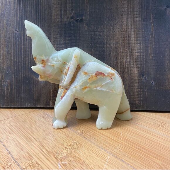 Marble Elephant - 3.5lbs - Home Decor - Picture 1 of 12